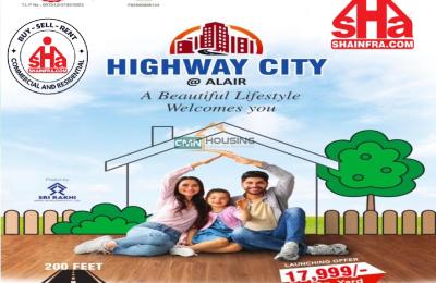 Premium Highway-Facing Plots Near Yadadri - Alair